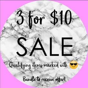 3 for $10 Sale!!!